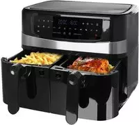 Emerio AF-126672.4, Emerio Doppel Heissluftfritteuse (AF-126672.4) Schwarz