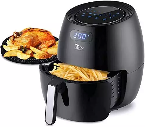 Innsky Heißluftfritteuse Airfryer 6L, 8-in-1