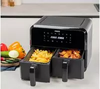 PRINCESS 182068, Princess 01.182068.01.001 Doppel-Fritteuse 8 l 2400 W mit Display
