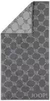 Joop! Duschtuch Cornflower, Anthrazit, Textil, Blume, 80x150 cm, Textiles Vertrauen -