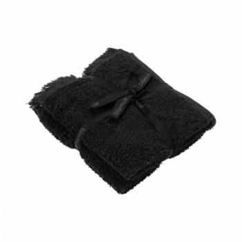 Blomus FRINO Gästehandtuch 2er-Set - black - 2 Stück à 30x50 cm