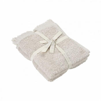 Blomus FRINO Gästehandtuch 2er-Set - moonbeam - 2 Stück à 30x50 cm
