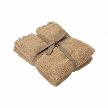 Blomus FRINO Gästehandtuch 2er-Set - tan - 2 Stück à 30x50 cm