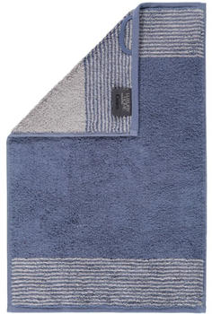 Cawö Two-Tone Gästetuch - nachtblau - 30x50 cm