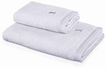 M&ouml;ve Superwuschel G&auml;stetuch uni - neu mit 550 g/m&sup2; - silver - 30x50 cm