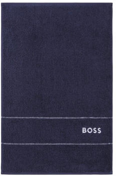 Hugo Boss Plain Gästetuch - Navy - 40x60 cm