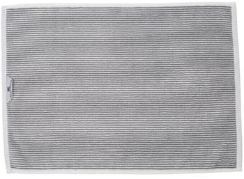 LEXINGTON Original Towel Striped Handtuch - White/Gray Striped - 50x100 cm