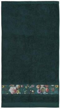 Essenza Fleur Handtuch - Dark green - 60x110 cm