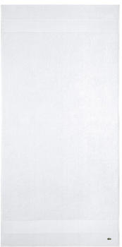 Lacoste LECROCO Bio-Duschtuch - Blanc - 70x140 cm