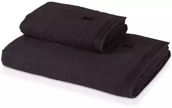 Möve Superwuschel Saunatuch - neu mit 550 g/m² - dark grey - 80x200 cm