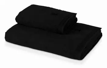 Möve Superwuschel Badetuch uni - black - 100x160 cm