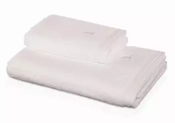 M&ouml;ve Superwuschel Badetuch uni - snow - 100x160 cm