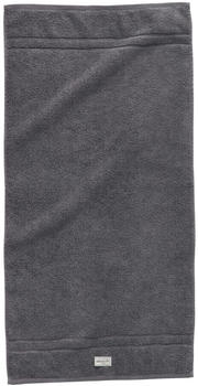 GANT PREMIUM Handtuch aus Bio-Baumwolle - anchor grey - 50x100 cm