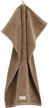GANT PREMIUM Gästetuch aus Bio-Baumwolle - cold beige - 30x50 cm