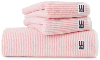 LEXINGTON Original Towel Striped Gästetuch - petunia pink/white - 30x50 cm