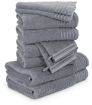M&ouml;ve Classic Handtuchset 10-tlg. grau