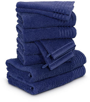 M&ouml;ve Classic Handtuchset 10-tlg. blau