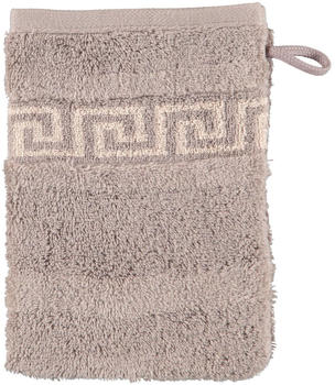 Cawö Noblesse Duo Waschhandschuh - grau - 16x22 cm