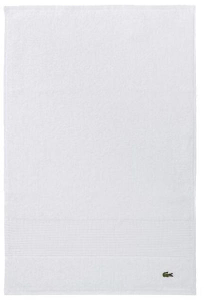 Lacoste LECROCO Bio-Gästetuch - Blanc - 40x60 cm