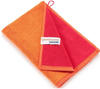 Bassetti New Shades Gäste-Handtuch aus 100% Baumwolle in der Farbe Mandarine...