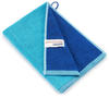 Bassetti New Shades Gäste-Handtuch aus 100% Baumwolle in der Farbe Türkis T1,