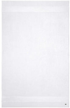 Lacoste LECROCO Bio-Badetuch - Blanc - 100x150 cm