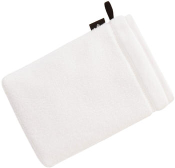 Vossen Pure Vegan Waschhandschuh - weiß - 22x16 cm