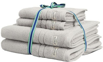 GANT Handtuch 4er Pack Premium Towel 70x140 cm grau