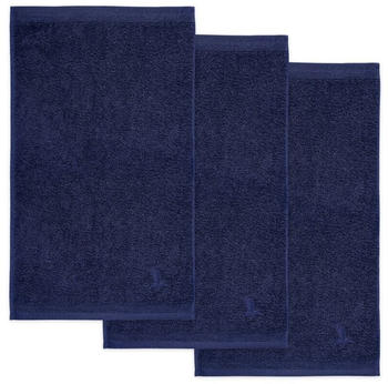 M&ouml;ve G&auml;stetuch Superwuschel 3er-Pack Schwarz 30x50 cm