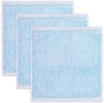 M&ouml;ve Seiftuch Superwuschel 3er-Pack Silber 30x30 cm
