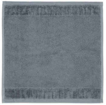 M&ouml;ve Duschtuch Bamboo Luxe Grau 30x30 cm