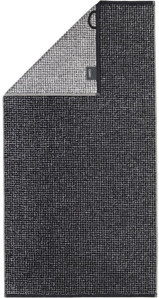Cawö Handtücher Zoom Allover 122 schwarz - 97 Schwarz 50x100 cm