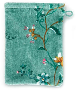 PiP Studio LES FLEURS Waschhandschuh - green - 16x22 cm
