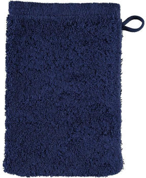Cawö Lifestyle Waschhandschuh - navy - 16x22 cm