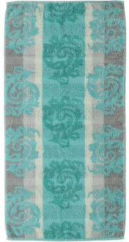 Cawö Noblesse Cashmere Jacquard-Handtuch - mint - 50x100 cm