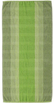 Cawö Noblesse Cashmere Streifen-Duschtuch - kiwi - 70x140 cm