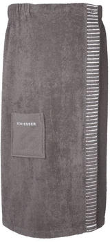 Schiesser Saunakilt Rom saugstark Baumwoll-Frottier 85x160 cm green