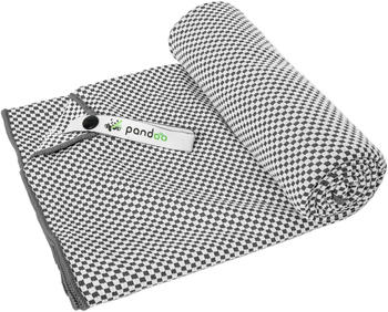Pandoo Bambus-Handtuch L 80x160 cm dunkelgrau