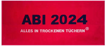 Egeria ABI 2024 Alles in trockenen Tüchern 75x180cm Karmin
