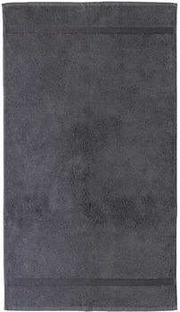 Rhomtuft Handtücher Princess zinn - 02 Schwarz 55x100 cm