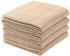 Schiesser 4 Stk. Turin 50x100 cm Sand