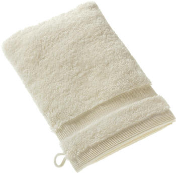 Schöner Wohnen Cuddly Waschhandschuh 3er-Pack - offwhite - 3 x 16x21 cm