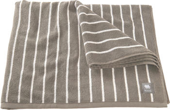 Musterring Needlestripe Badetuch grau 100x150 cm