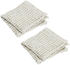 Blomus Caro Gästehandtuch 2er-Set moonbeam 30x30 cm