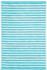 Cawö Campus Ringel Gästetuch türkis 30x50 cm