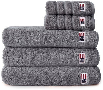 LEXINGTON Original Towel Badetuch dunkelgrau 100x150 cm