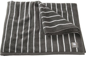 Musterring Needlestripe Badetuch anthrazit 100x150 cm