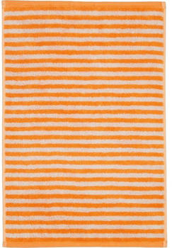 Cawö Campus Ringel Handtuch mandarine 50x100 cm