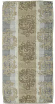 Cawö Noblesse Cashmere Jacquard-Handtuch - sand - 50x100 cm