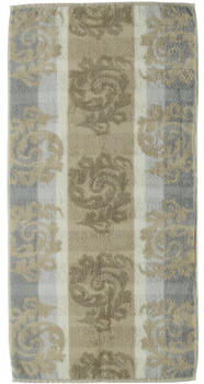 Cawö Noblesse Cashmere Jacquard-Duschtuch - sand - 70x140 cm